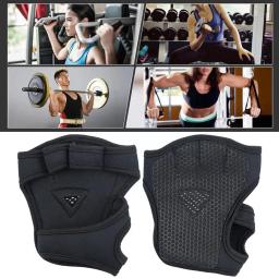 Luvas de mão e pulso protetor de palma para mulheres, ginástica, luvas pesadas, metade, antiderrapante, dedo, levantamento de peso, suporte esportivo - Image 2