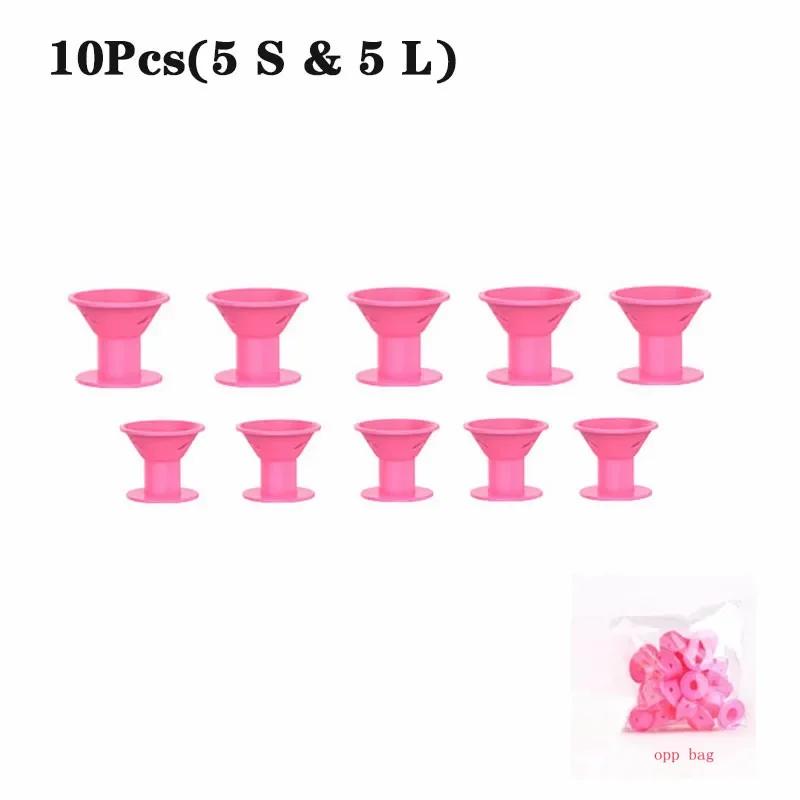 10/20 pçs rolos de cabelo de borracha macia silicone heatless rolos de cabelo clipes sem machucar rolos de cabelo cabeleireiro diy ferramentas de estilo de cabelo - Image 1