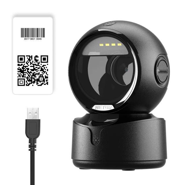 Netum NT-A5 Leitor QR/2D de Código de Barras Omnidirecional USB