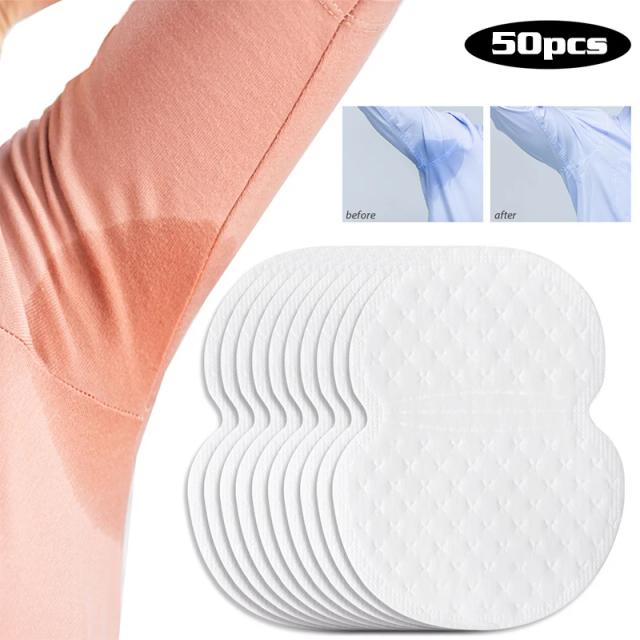 Almofadas de Suor Descartáveis Unisex Axila Absorver 50 Peças