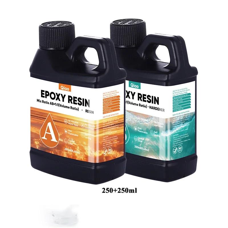Kit de Resina Epóxi de Cura Rápida para Joias, Porta-Copos e Arte |   Resina Epóxi Não Tóxica, de Baixo Odor, Transparente e Fácil de Misturar - Image 1