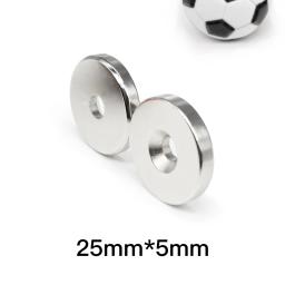 Ímãs Fortes Permanentes de NdFeB 25x5-5 mm, Ímã Magnético de Neodímio Redondo com Furo de 5mm 25*5 mm 25X5-5mm 25*5-5 - Image 5