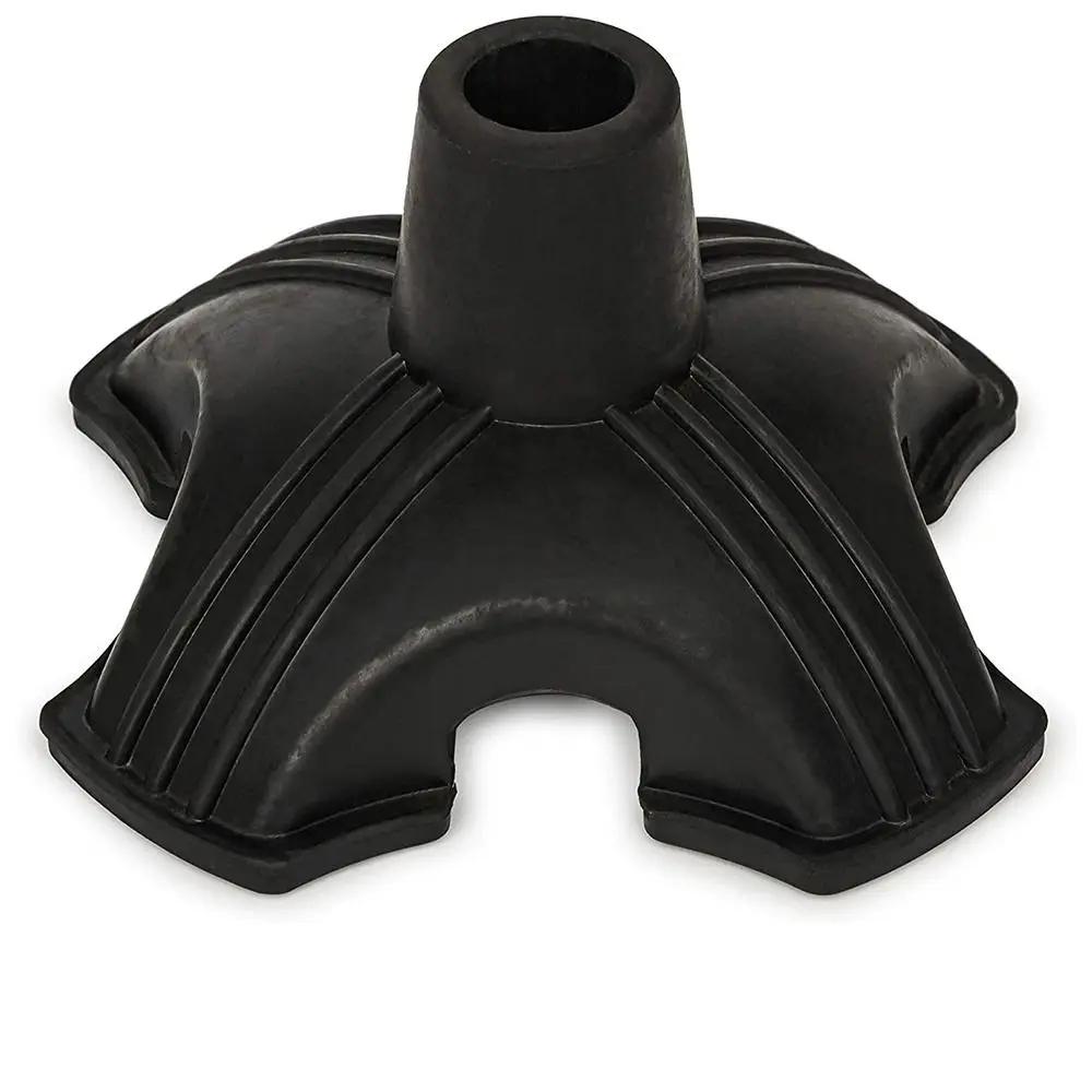 Self Standing Rubber Walking Cane Tip, Suporte para caminhar, Acessórios cana - Image 1