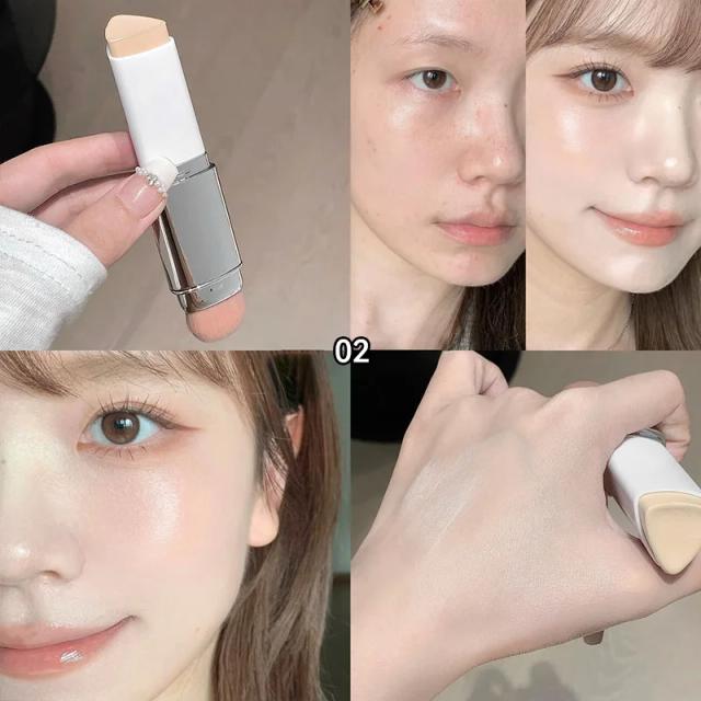 Bastão de Base Lazy Maquiagem Hidratante Corretivo Natural Base Matte Resistente à Maquiagem e ao Suor 1 unidade