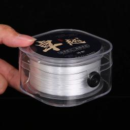 Cordões de fio elástico de 0.8mm, linha de cristal plana, borracha de nylon, corda elástica para fazer jóias, miçangas, pulseira, colar - Image 4