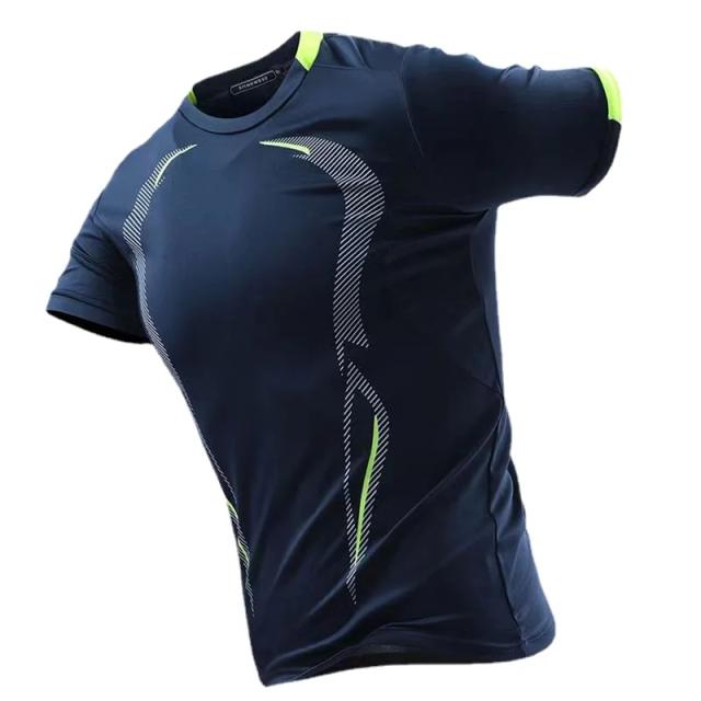 Camiseta Masculina Dry Fit Corrida Leve Cor Sólida