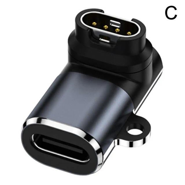Adaptador Carregador Tipo C Garmin Fenix 7 7X 5S 6 6X 6S PRO Conversor 1 Unidade
