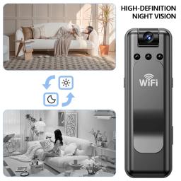 Mini câmera de vigilância sem fio wi-fi, gravação de áudio e vídeo universal, tudo em um, câmera de detecção de movimento para segurança doméstica - Image 5