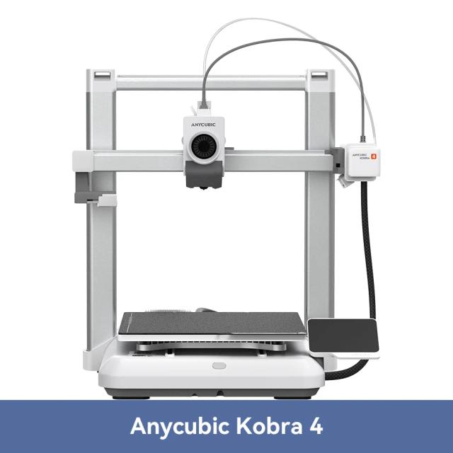 ANYCUBIC Kobra 4 Combo Impressora 3D FDM Impressão Multicolorida 260x260x260mm