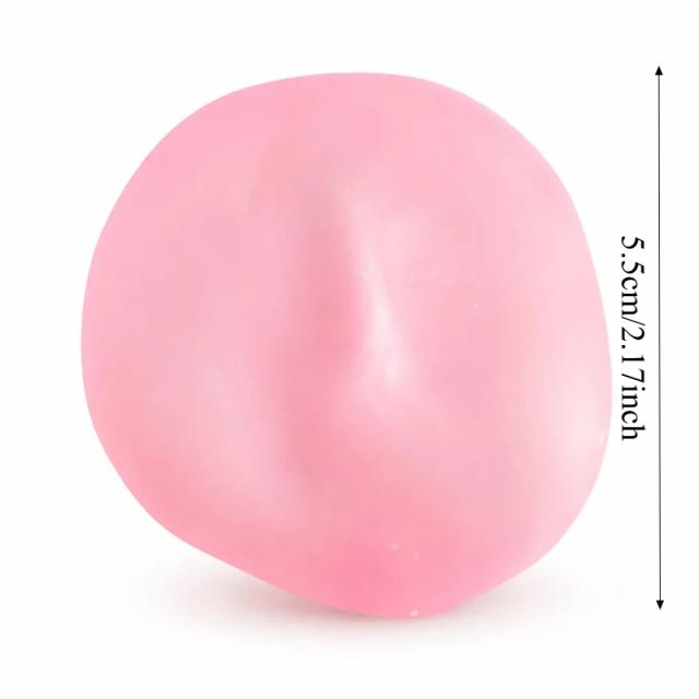 Brinquedo Sensorial Mochi Plástico Transparente com Óleo de Coco e Maltose para Adultos