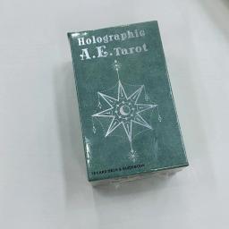 12*7cm Holográfico A.E. Baralho de tarô em caixa de presente rígida deslizante 78 unidades de cartas de tarô com guia e bolsa com cordão - Image 6