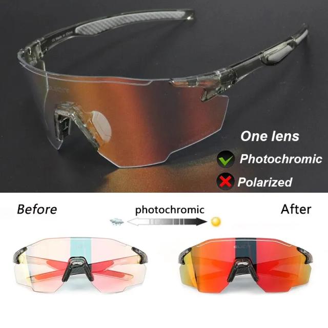 Óculos de Ciclismo Fotocromático Polarizado UV400 - Leveza e Proteção para Homens e Mulheres