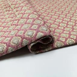 Tecido jacquard brocado em relevo fio dourado diamante trench coat pano para vestido a jarda - Image 4