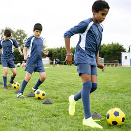20 pçs 40 pçs disco de treinamento de futebol triângulo campo prática esportes agilidade treinamento cone equipamento portátil para crianças adulto - Image 3