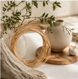 4 peças de tiras de bambu trançadas, feitas à mão, com acabamento polido, flexíveis, para trabalhos artesanais em bambu, vassouras para cestas, arranjos florais e casamentos. - Image 6