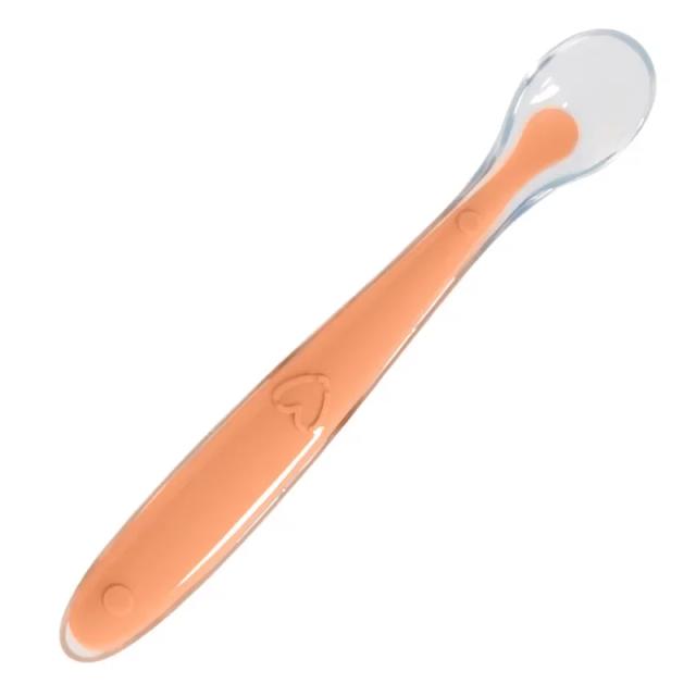 Colheres de Silicone para Bebês - Alimentação Segura e Confortável - Kit com 1 Unidade