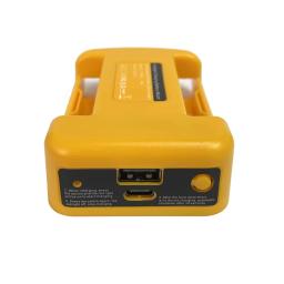 1 Pacote de Adaptador Carregador USB para Bateria Dewalt 18V – Carregamento Rápido Tipo-C + Porta USB, Suporte para Cinto de Trabalho - Image 3