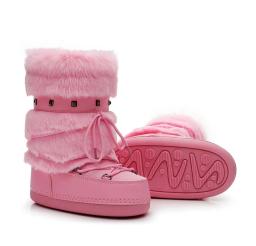 Botas peludas femininas novas botas de inverno de esqui quentes botas de espaço feminino na moda senhoras sapatos de inverno antiderrapante meninas botas de neve - Image 3