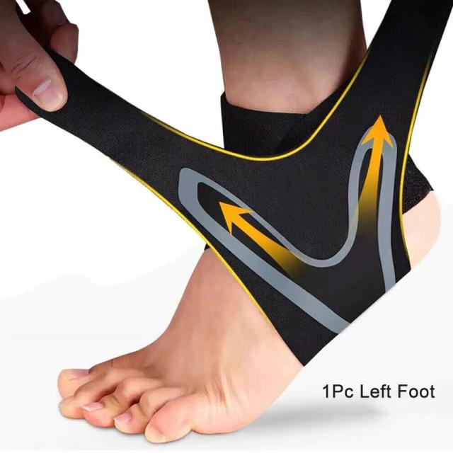 1 Peça/1 Par de Suporte de Tornozelo, Manga de Compressão Elástica para Alívio da Dor da Fascite Plantar, Faixa Protetora para o Pé, Meias Esportivas