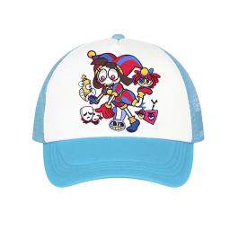 Bonés de Beisebol The Amazing Digital Circus com Personagens de Desenho Animado, Chapéu de Sol Estampado, Bonés Casuais de Verão com Tema Anime, Boné Ajustável com Aba, Presentes - Image 6