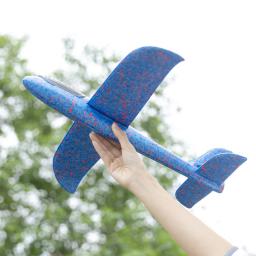 48cm grande avião de espuma planador mão jogar avião inercial epp bolha aviões lançamento ao ar livre crianças brinquedos para crianças meninos presente - Image 1