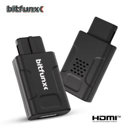 Bitfunx Mini 720P 1080P HDMI ™   Adaptador 16:9/4:3 Auto S-Video Composto Para Consoles de Jogos N64 SNES SFC NGC - Image 1