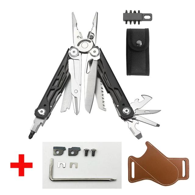 Alicate Multifuncional BHBT 25 em 1, Ferramenta EDC, Canivete Portátil para Camping, Ferramenta Multifuncional em 7 Cores