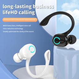 Fones de ouvido sem fio bluetooth alta fidelidade baixo com microfone hd orelha-gancho cancelamento de ruído vida à prova dwaterproof água jogo esportes música fones de ouvido - Image 4