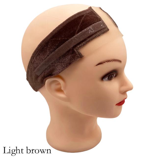 Bandana de Silicone Veludo Dupla Face com Fivela de Metal Antiderrapante para Perucas - Acessório Essencial