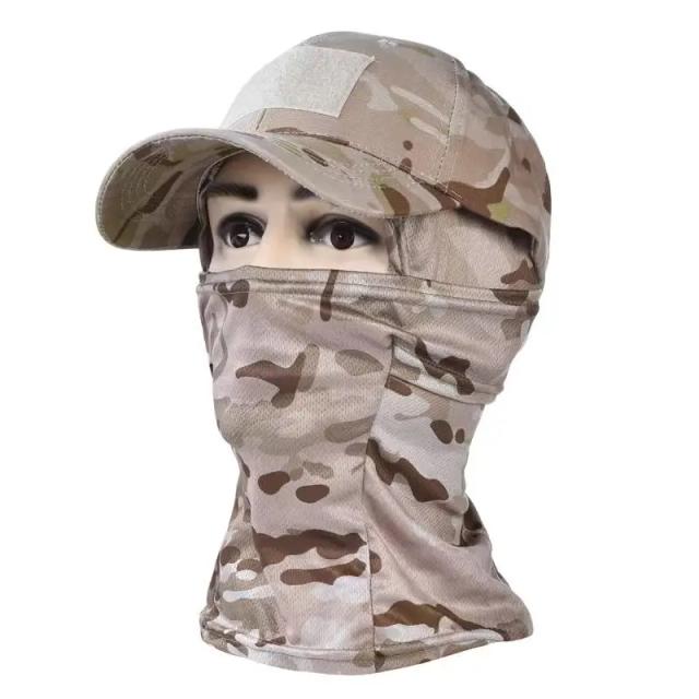 Boné Tático Camuflado Outdoor Respirável Protetor Solar