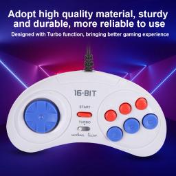 Mini Handheld Game Console com Função, Controlador Ergonômico Gaming, 16Bit, 9 pinos - Image 6