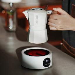 Base de Aquecimento Elétrica Cerâmica MHW-3BOMBER para Café, com Temperatura Ajustável, Placa Quente para Cafeteira Moka e Chaleira - Image 1