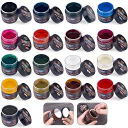 50g/garrafa de couro coloração pigmento corante líquido reparação couro remodelação para saco assento carro sapatos tênis couro cuidados com a pele artesanato - Image 1