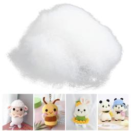 50g/200g recheio de algodão diy material de enchimento de poliéster para roupas travesseiro colcha artesanato boneca brinquedos de pelúcia enchimento algodão pp - Image 1