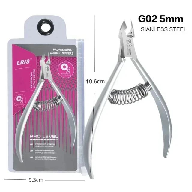 Alicate Profissional de Aço Inoxidável para Cutículas e Unhas Mãos e Pés