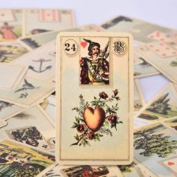 Grande tableau lenormand tarô ferramentas de adivinhação cartão oracle 36 pçs festa tarô cartão jogo de tabuleiro tarô fortuna dizendo cartas - Image 4