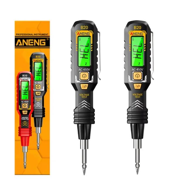 ANENG B20 Caneta Testadora de Tensão Digital com Chave de Fenda Inteligente 1 Unidade