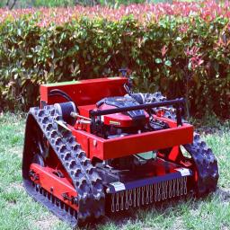 Cortador de relva robótico, motor a diesel, máquina para cortar relva, uso agrícola, esteiras de borracha, controlo remoto. - Image 4