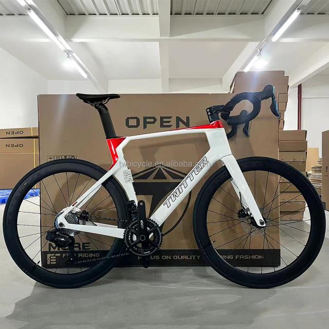 TWITTER Bicicleta de Estrada R5 Term Carbono 24 Velocidades Câmbio Eletrônico Sem Fio Rodas Carbono 9,3KG Freio a Disco