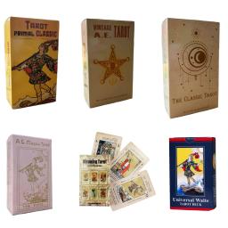 Baralho de cartas de tarô clássico, 78 peças para iniciantes fáceis, destino, adivinhação, festa, jogo de tabuleiro de mesa, brinquedo - Image 1