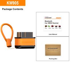 Konnwei carro obd2 ferramenta de diagnóstico de falhas conexão bluetooth maxobd app controle varredura códigos de erro claro carro obd2 ferramenta de verificação - Image 6