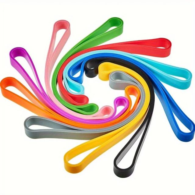 Faixas de Silicone Elásticas Grandes para Organização e Fixação
