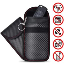 Bolsa bloqueadora de sinal de chave de carro Faraday Cage M7D8 - Armazenamento seguro para controles remotos - Image 3