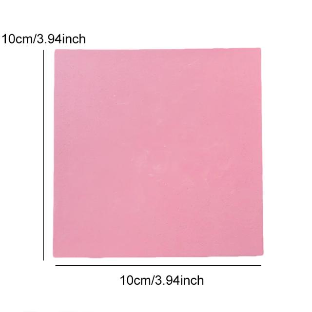 Tapete de Trabalho PLA 10x10cm Antiaderente para Flores e Pétalas de Argila Polimérica