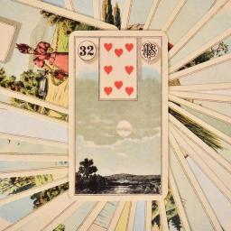 Grande tableau lenormand tarô ferramentas de adivinhação cartão oracle 36 pçs festa tarô cartão jogo de tabuleiro tarô fortuna dizendo cartas - Image 5