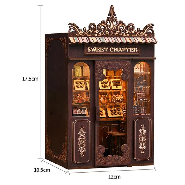 Kit Casa de Bonecas Miniatura 3D Quebra-Cabeça de Madeira para Montagem de Móveis
