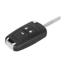 Keyyou flip dobrável remoto chave do carro escudo para chevrolet cruze epica lova camaro impala 2 3 4 5 botão hu100 lâmina - Image 3
