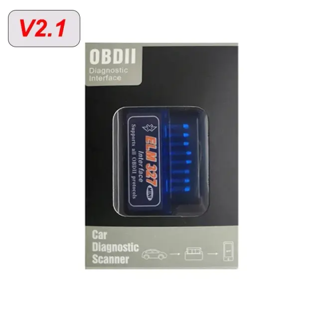 Mini Elm327 Bluetooth OBD2 Scanner V1.5/V2.1 Ferramenta Diagnóstico Carro