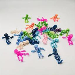 30 peças de miniaturas de esqueletos impressos em 3D – artigos de decoração para a casa, impressos em 3D, produtos impressos em 3D para decoração de quartos temáticos, presentes para as festas. - Image 4