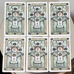 Baralho de Tarot Iniciatório Golden Dawn com 78 Cartas 12*7cm Oculto Esotérico - Image 6